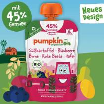 Organic Pouch: sweet potato, blueberries, beetroot & oats