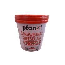 PLANET ICE CREAM STRAWBERRY CHEEASCAKE NO SUGAR 420ML